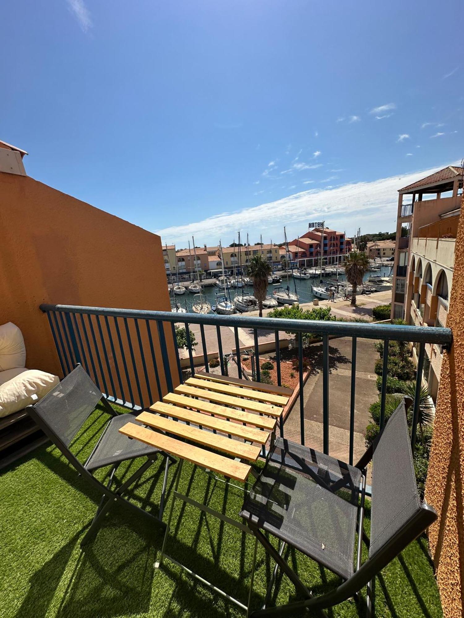 Appartement Vue Mer Sur Port De Leucate Climatise, Parking Gratuit, Linges Et Serviettes Inclus Экстерьер фото